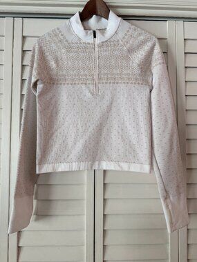 DSG Women's Fair Isle Momentum Seamless Quarter Zip NWT - Size M